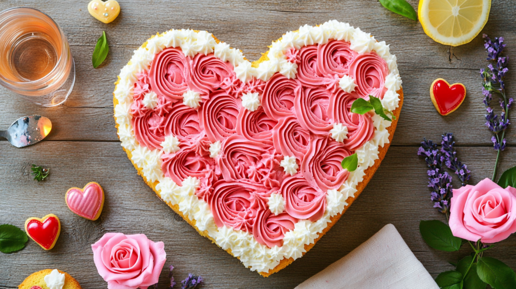 How do I make a heart shaped cake?