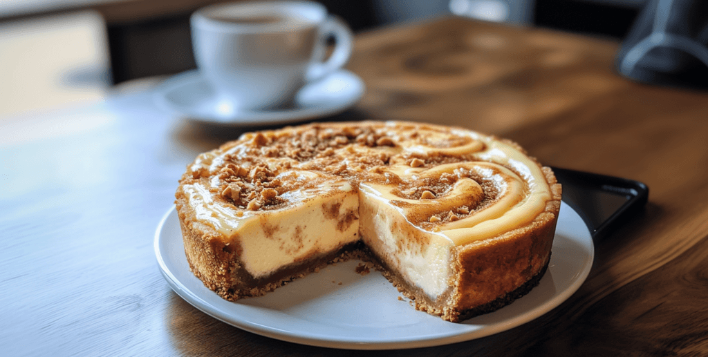 Cinnamon Roll Cheesecake